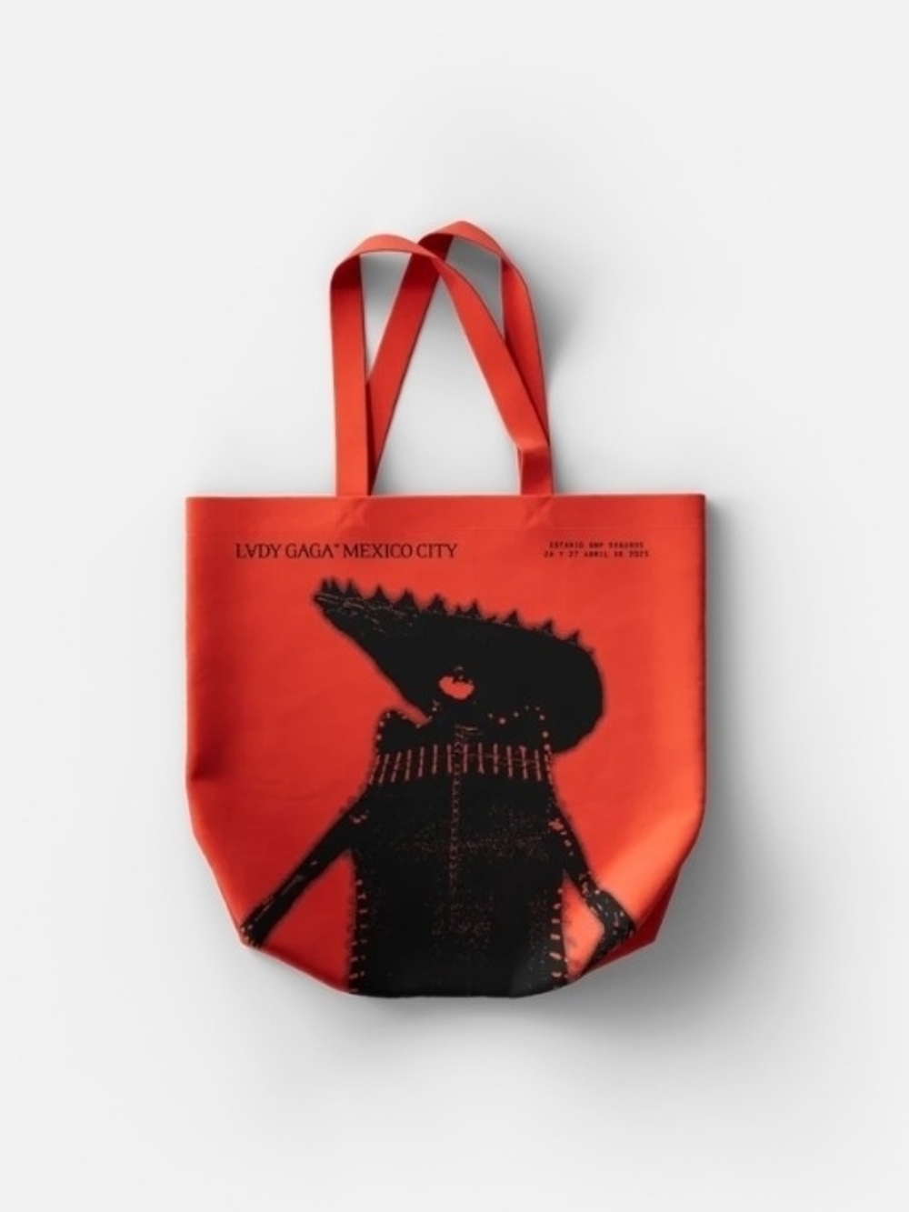 Mexico City Red Graphic Tote Bag